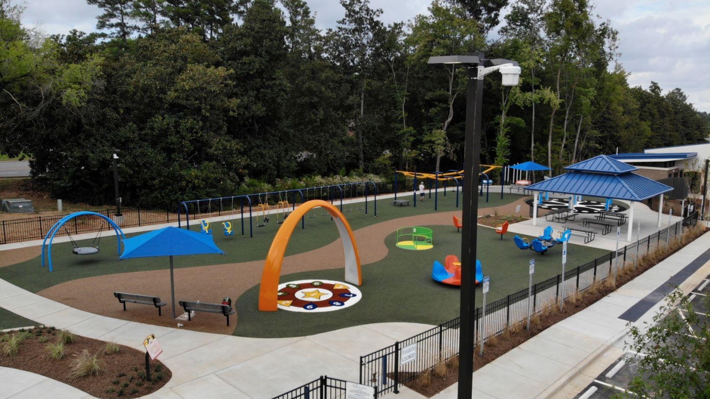 Large Inclusive Playground Rock Hill Sc Cunningham Recreation