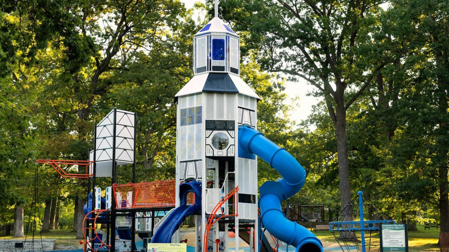 Interactive Rocket Ship Park Playground -… | Cunningham Recreation