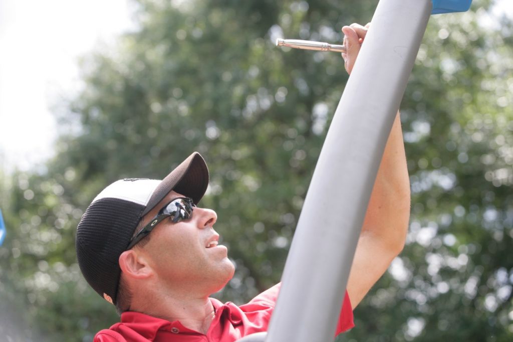 Certified Installer checking structure