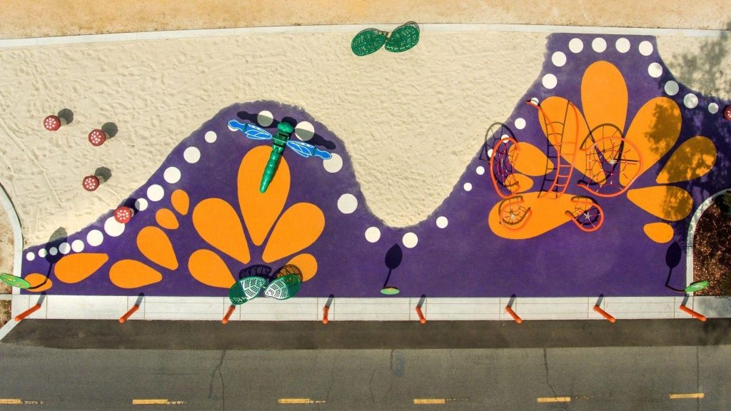 NDS: Pathways for Play - Surfacing Pip Purple And Orange With Dragonfly 1538 1717773751